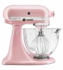TRENDING For-Artisan Design Series 5 Quart Tilt-Head Stand Mixer with Glass Bowl free shipping