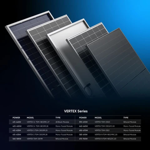 Trina Double Glass Solar Panel 700Watt 680W 690W 700W Best Prices Frameless Bifacial Half Cut Pv Modules In China