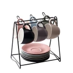 unique korean tea cup and saucer set for dinner
