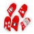 Import unisex cozy boot lighted slipper decor toe christmas socks from China