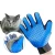 Import Upgrade 259 Pins Magic Blue Color Silicon Deshedding Cat Brush Horse Hair Remover Fur Comb Dog Bath Message Pet Grooming Gloves from China