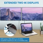 USB C HUB To HD MI Adapter 4K Thunderbolt 3 PD3.0 SD TF Card reader usb-c 3.1 type c hub