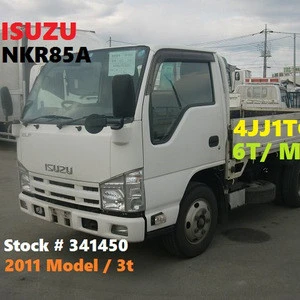 Used Japan ISUZU good condition flat body / Cargo truck for wholesale
