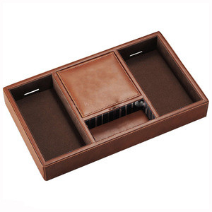 Valet Tray Catchall for Home and Office  Organizer and Storage Station for Nightstand  Desktop Kitchen