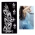 Import Various Customized Shaped Glitter Henna Tattoo Stencils Template Hollow Sticker Accepted Airbrush Adult People Body Art from China