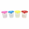 Washer paint pot plastic art paint cups for kids to wash brushes