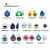 Import Water Drop Shaped Cartoon Shaped Animal Shaped Waterproof Quartz LCD Digital Electronic Shower Timer With Alarm from China