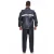 Import waterproof Breathable mesh cloth two layers durable for men Jacquard Fabric PVC rain suit jacket & trouser suit raincoat from China