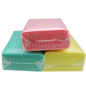 we can produce and  wholesale spunlace non woven polyester cleaning cloth and viscose cleaning cloth