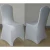 Import Wedding Spandex Universal Banquet Chair Cover White Dining Home Furniture Slip Chair Seat Protector from China