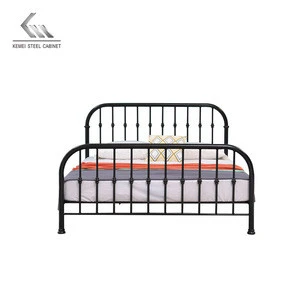 welded steel frame stainless steel manual hospital bed
