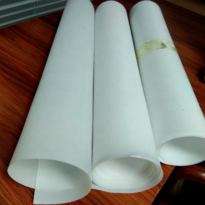 White Color Plastic Sheet 0.25mm to 20mm Thickness  PTFE Sheet Plate