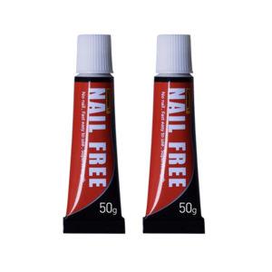 White Silicone Sealant Fix Nail Free Glue 50ML