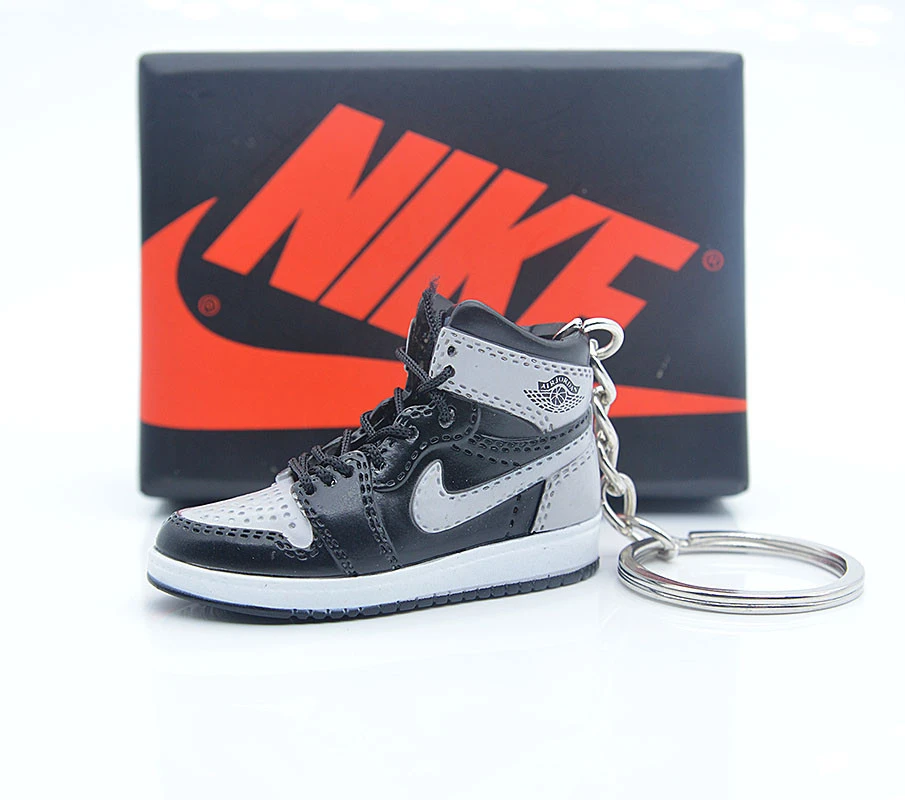 Wholesale 3D PVC Mini Air Max Jordan Basketball Shoes Sneaker Keychain