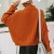Import Wholesale Acrylic Fibers Long Sleeve Sweater Purplish Red Joint Black Long Sleeve Women Sweater popular knitted woman sweater from China