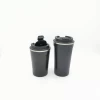 Wholesale Black Blue Double Wall Vacuum Coffee Travel Insulated flip top lid Stainless Steel Tumbler Cup