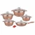 Import wholesale casserole homeware 12sets pots and fry pans home cookware set from China