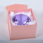 Wholesale Cheap Glass Diamonds Paperweights Clear 60mm 80mm K9 Crystal Diamonds for Home Decoration