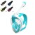 Import Wholesale custom logo anti-leak swim scuba diving equipment Snorkel Mask With Fins Set, full face Mask and Freediving Fins from China