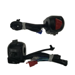 Wholesale custom motorcycle parts of motorcycle starter turn signal handle switch for TVS 125cc
