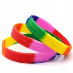 Wholesale Custom Silicone Bracelet Silicone Wristband Rubber Band