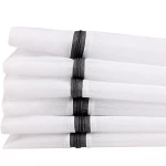 Wholesale customized logo printed heavy duty zipper organizer delivery wash  nylon material underwear mesh laundry bag