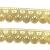 Import Wholesale Gold Metallic Yarn New Design Semicircle Lace Trim Decorative Lace Ribbon from China