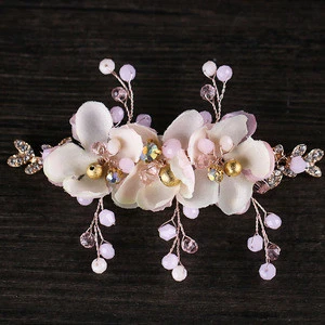Buy Wholesale Hair Accessories For Women Pink Flowers Hair Pins Hair Stick  Childrens Dress Accessories Headdress from Yiwu Tailuan Jewelry Co., Ltd.,  China | Tradewheel.com