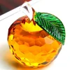Wholesale high quality colorful christmas wedding decoration apple tree crystal crafts gift