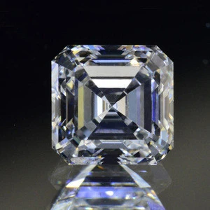 Wholesale Kibo Gems White Color VVS Quality Asscher Moissanite Diamond Stone