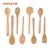 Import Wholesale kitchen tools kitchen accessories wood kitchen set serving tools cooking utensil from China