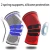 Wholesale Knee Brace Support Compression Sleeve with Silicone Gel Pads Sports Kneepads