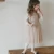 Import Wholesale Korean style smocked cotton spring Embroidery Kids Party Evening Girls Dress Korean Children from China