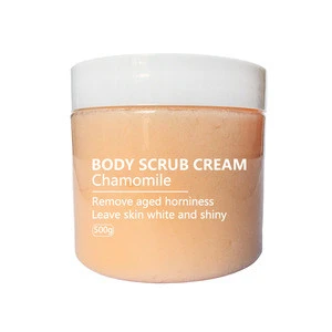 wholesale oem face and body cleansing natural organic body scrub cream private label manufacturer