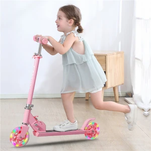 Wholesale Outdoor Adjustable Kids Scooter Kick Scooter two Wheels Scooters