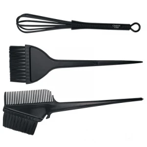 wholesale plastic hair salon tools and equipment shampoo accesori hair dye tool kit comb clip set
