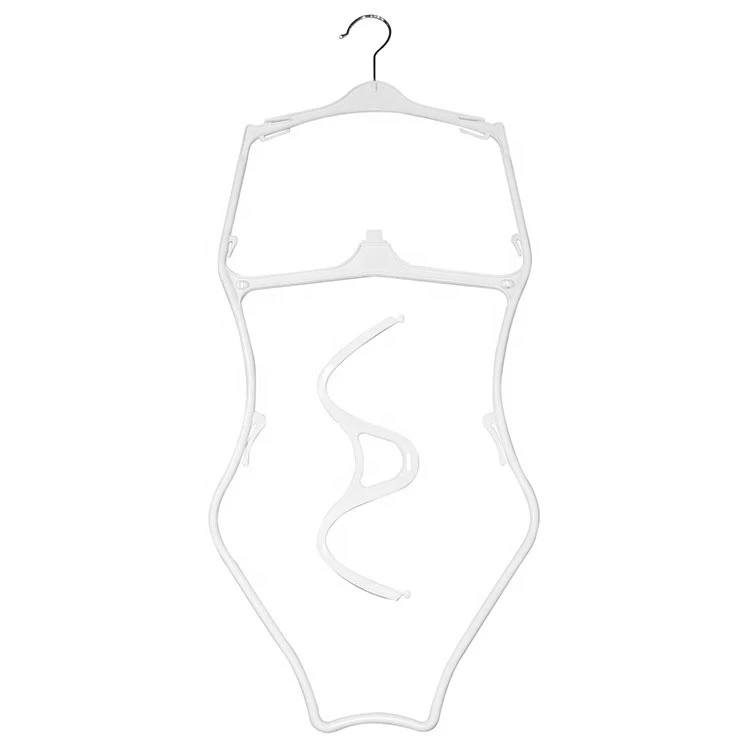 Wholesale plastic swimwear hanger plastic clothes racks