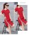Import Wholesale short sleeve off the shoulder round collar milk fiber midi casual dress from China