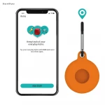 Wholesale Soft Silicone Case AirTags Protective Cover with Keychain