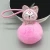 Import Wholesale top quality cat doll pom pom plush fur keychain from China