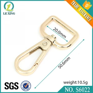 Wholesale zinc alloy hardware parts bag accessories with swivel snap hook