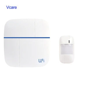 Wi-Fi &amp; GSM / GPRS Dual-Network intelligent security system HD Video Cloud Storage Included