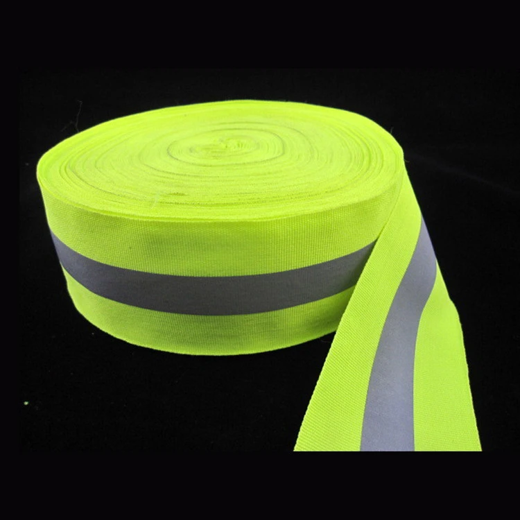 Wide application reflective webbing reflective material  roadway safety