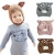 Winter Cute Deer Ears Baby Cap Knit Soft  Girl Hat Bonnet Beanie Children Kids Hat Newborn Winter Hat muts Z0660