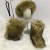 Import winter womans ladies faux fur snow boots and matching bag fur hand bands n boots set all colors from China