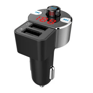 Wireless Car Kit Bluetooth Handsfree FM Transmitter MP3 Player Dual USB Charger