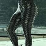 Wish Ebay Hot Sale Fitness Pants for Women Fashion Ribbed Knit Leggings