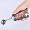 With Soft grip Stainless steel Ice Cream Spoon Cookie Scoop with Trigger Release