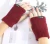 Import Women Half Mitten Keep Warm Mohair Thick Winter Wool Knitted Gloves from China