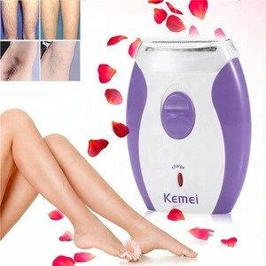 Women Rechargeable Hair Removal Lady Electric Body Epilator Leg Arm Shave Machine